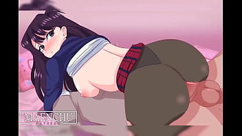 Komi can't stop moving her ass hentai