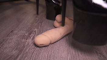 Joi bdsm ballbusting heels fetish