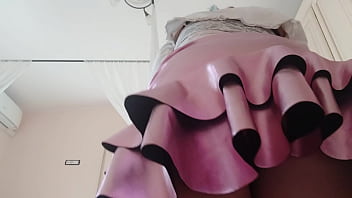 Chantal channel farts on her pink skirt