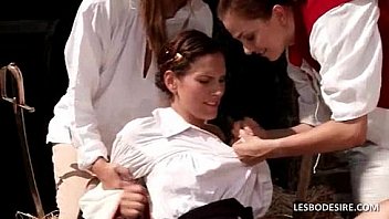 Amateur lesbians suck on ripe melons finger and tongue pussy