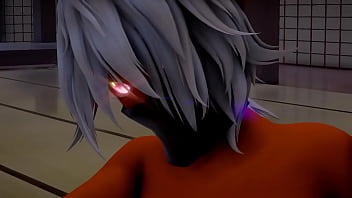 Two elf ninja fight mmd