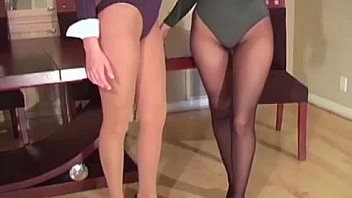 Two Nylon Fetish Girlfriends Pov Strip thumbnail