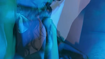 This dirty old man fucking my small feet and my tight pussy