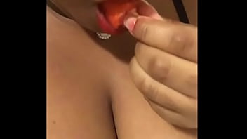 Sexy freak showing me her skills