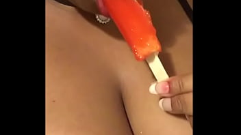 Sexy freak showing me her skills