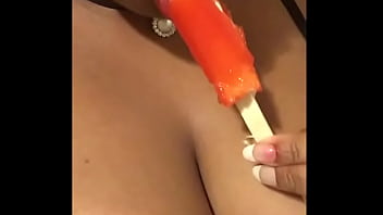 Sexy freak showing me her skills