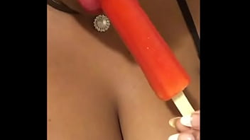 Sexy freak showing me her skills