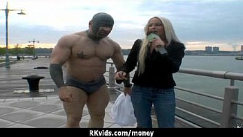 Sexy wild chick gets paid to fuck 5