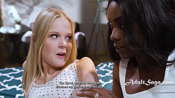 Ebony stepmom's strict parenting and a horny tiny blonde Ebony stepmom's strict parenting and a horny tiny blonde