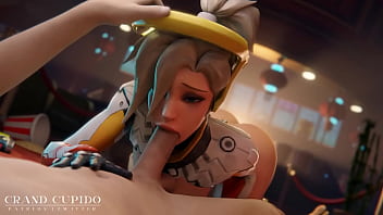Mercy sucking cock