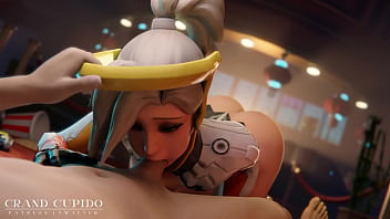 Mercy sucking cock