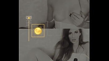 Masturbation and orgasm in white stockings