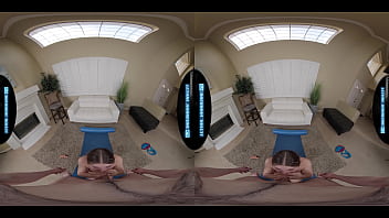 Cute busty girlfriend shows you yoga stretches