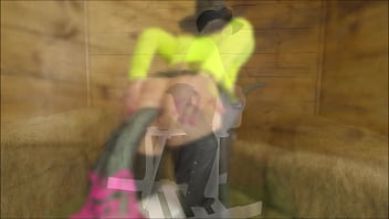 Sam zee rides big toys on rocking & fucked dp dap