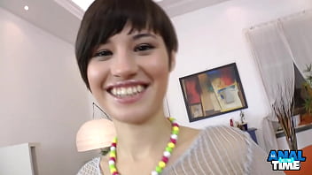 19yo petite geizer gets her tight ass dicked & dildo fucked by omar