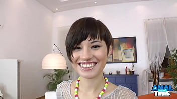 19yo petite geizer gets her tight ass dicked & dildo fucked by omar