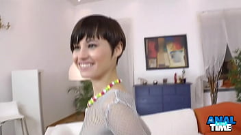 19yo petite geizer gets her tight ass dicked & dildo fucked by omar