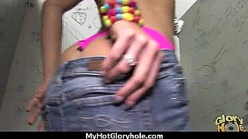 Gloryhole secrets ebony sucking off strangers pov 18