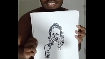 Undressing woman in drawing 2