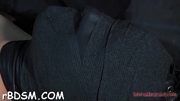 Swingeing sweetheart is masturbating