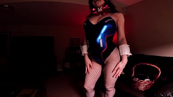 Sexy magical bunny girl hookup service huge cock hard fuck pulls off condom creampie