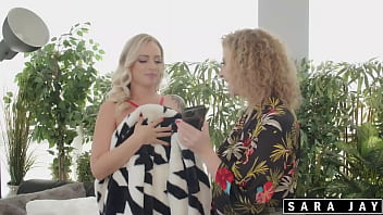 Pussy loving tales lesbians sara jay & e bunnz play with a strap on