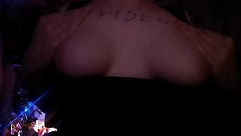 Rubbing my tits