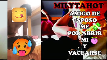 Amigo d emi esposo me paga por abrirme el ano y vacearse su leche adentro