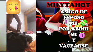 Amigo d emi esposo me paga por abrirme el ano y vacearse su leche adentro