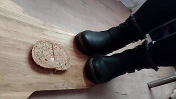 Preparing lunch for slave