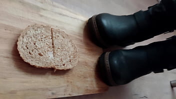 Preparing lunch for slave