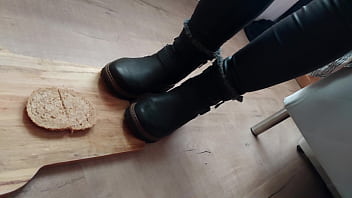 Preparing lunch for slave