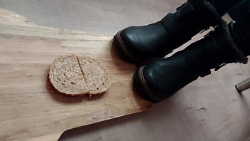 Preparing lunch for slave