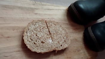 Preparing lunch for slave