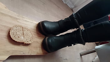 Preparing lunch for slave