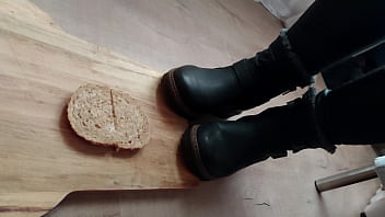 Preparing lunch for slave