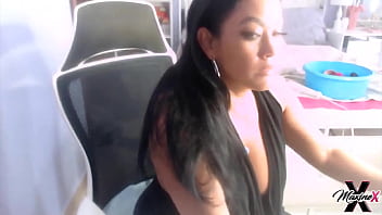 Asian maxine x had a lot of fun playing with her two sex toys