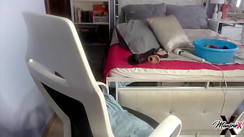 Asian maxine x had a lot of fun playing with her two sex toys