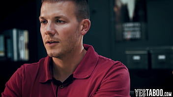 Desperate asian milf teacher gets pounded and bred by a big dick stud in her office