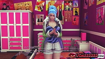 Horny anime babe nefertari vivi 3d animation – busty girl enjoys sensual pussy licking and full body massage in pink room in honey select 2