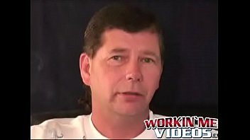 Hairy Older Dude Rubs One Out Solo thumbnail