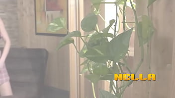 Lapping and splashing with nella brown by wet and pissy