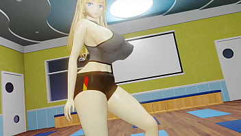 Kancolle ship bismarck having an exercise