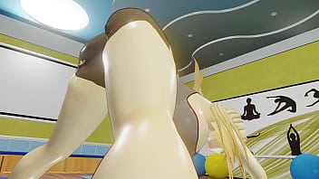 Kancolle ship bismarck having an exercise