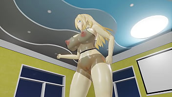 Kancolle ship bismarck having an exercise