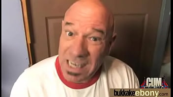 Ebony gets fucked in all holes by a group of white dudes 17