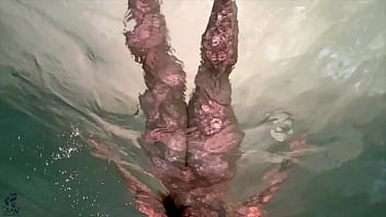 Horny couple fucks outside