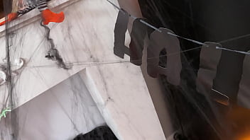 Halloween bisexual lesbian ffm threesome