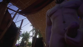 Wild life 3d two big men stuff a small girl in her ass