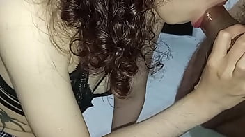 Real couple boyfriend cums in a teen's pussy